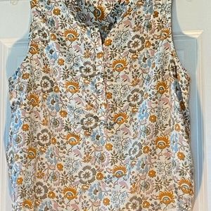Faherty retro floral design tank